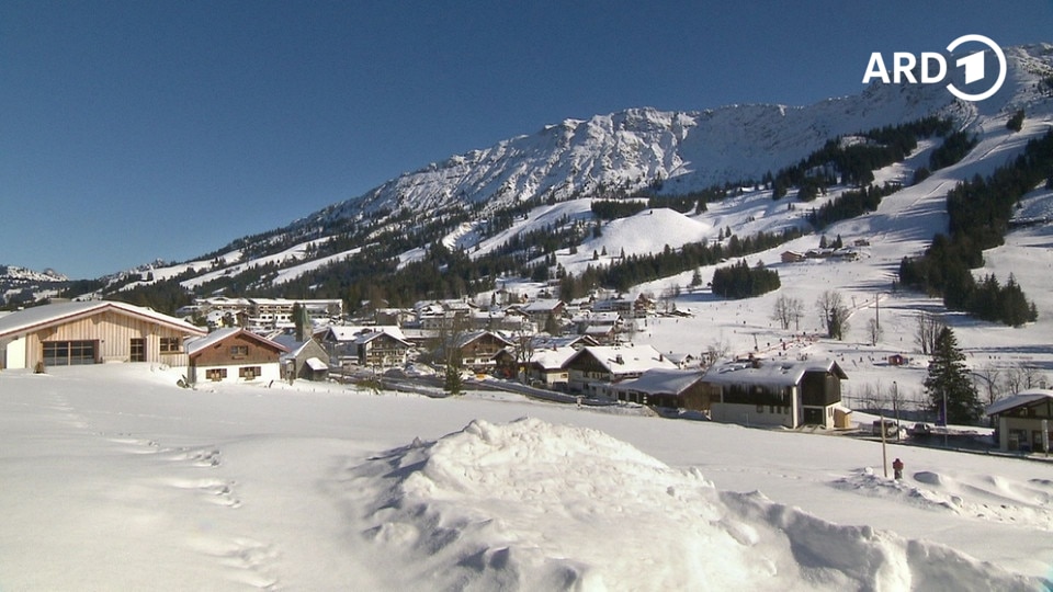 Winter in Oberjoch und Unterjoch