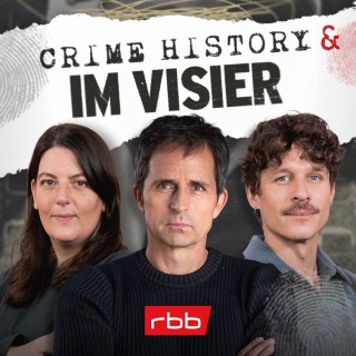 Janna Falkenstein, Uwe Madel und Florian Prokop vom Podcast Im Visier & Crime History (Quelle: rbb)