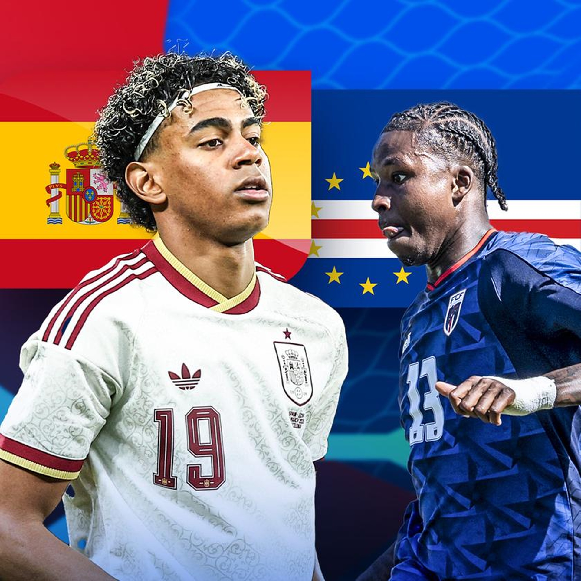 Spanien gegen Kap Verde