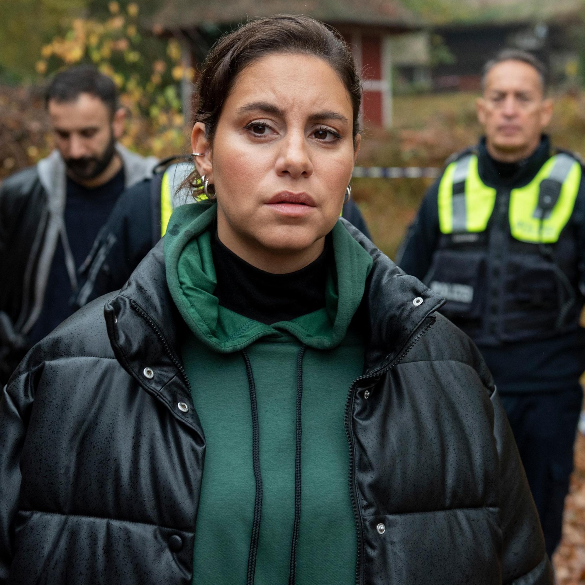Setfoto zum Tatort Unter Freunden mit Almila Bagriacik Karoline Schuch