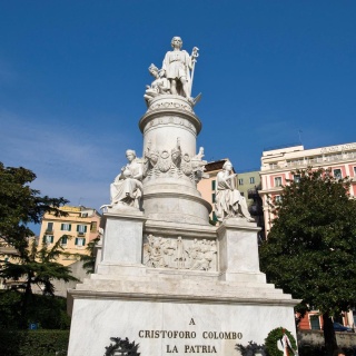 Denkmal für Christopher Kolumbus in Genua.