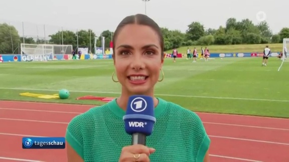 Sportschau Uefa Euro 2024 - Lea Wagner über Die Stimmung Im Dfb-quartier