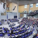 Blick ins Plenum von dem neuen Bundestag.