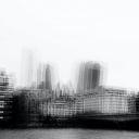 Ein verschwommenes Bild von London