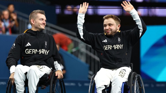 Sportschau Paralympics 2024 - Silber Für Baus/schmidberger - Die Siegerehrung