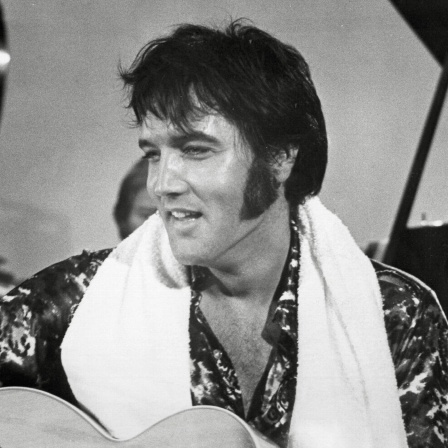 Elvis Presley bei Auftritt 1970