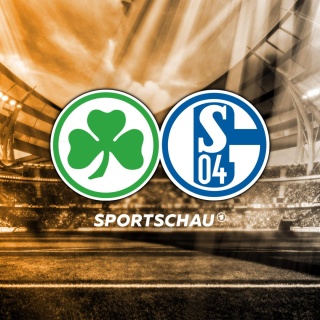 Logo SpVgg Greuther Fürth gegen FC Schalke 04