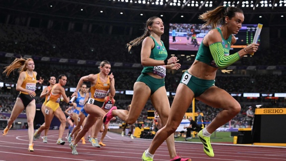Sportschau Leichtathletik-wm 2025 - Der Vorlauf Der Deutschen 4x400 Meter Staffel Der Frauen