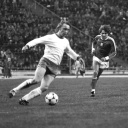 DDR-Auswahlspieler Joachim Streich im EM-Qualifikationsspiel gegen Polen 1979