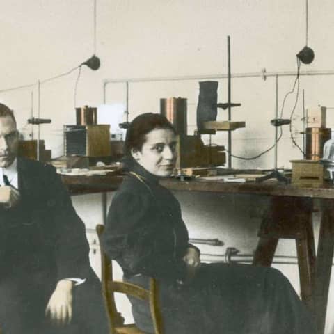 Otto Hahn und Lise Meitner, 1910