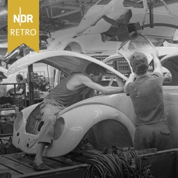NDR Retro: Arbeiter bei der VW-Käfer-Produktion