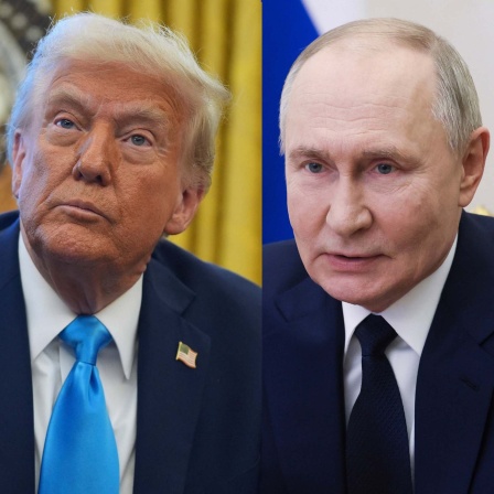 Collage: Donald Trump und Wladimir Putin