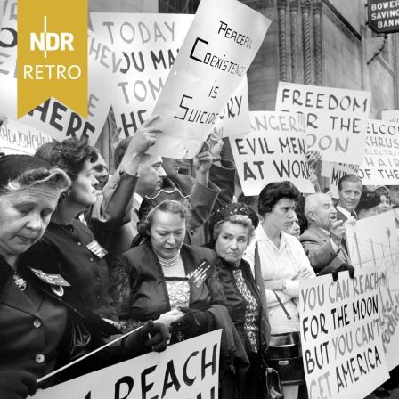 Demonstration gegen den Besuch von Nikita Chruschtschow in New York City, 10.10.1959.
