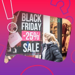 Black Friday Rabatte in einer Modefiliale