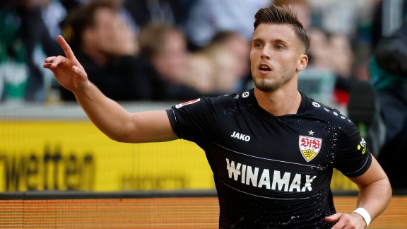 Sportschau Bundesliga - Demirovic Trifft Doppelt - Stuttgart Feiert Ersten Saisonsieg