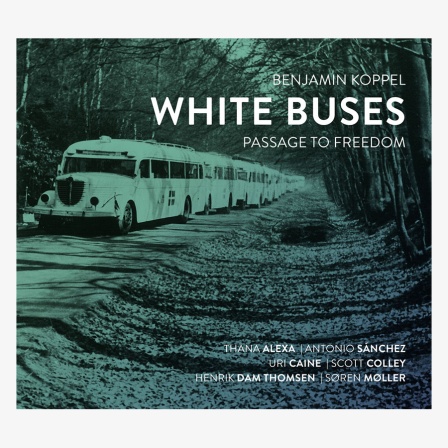 CD-Cover "White Buses" von Benjamin Koppel