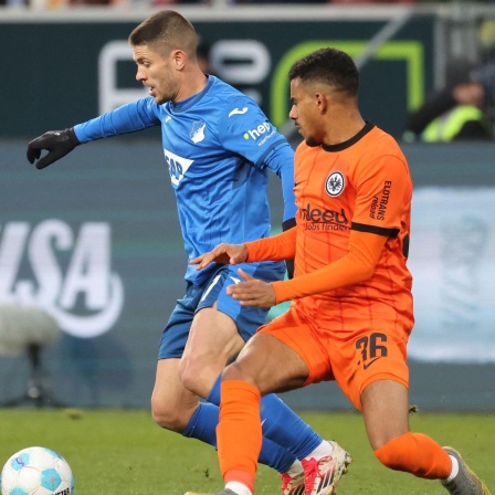 Kampf um den Ball in Hoffenheim