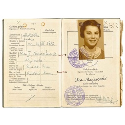 Ilses tschechischer Reisepass, ausgestellt am 18. Januar 1939 © The Wiener Holocaust Library Collections