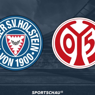 Logo Holstein Kiel gegen 1. FSV Mainz 05