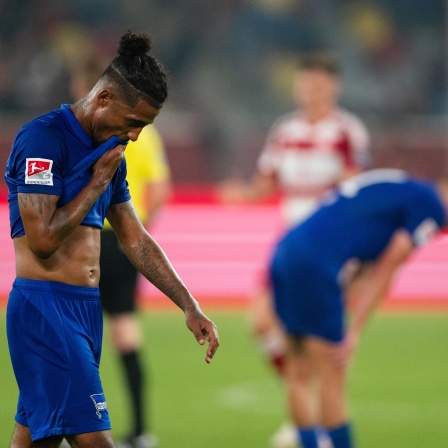 Fußball: 2. Bundesliga, Fortuna Düsseldorf - Hertha BSC, 1. Spieltag, Merkur Spiel-Arena. 