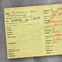 NSDAP-Mitgliedsausweis von Thies Christophersen. 
