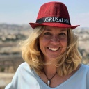 Nicola Albrecht in Jerusalem, seit 2020 Leiterin des ZDF-Studios Brandenburg in Potsdam; © Privat