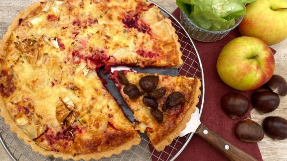 Ard-buffet - Rezept: Rote Bete-apfel-quiche