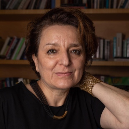 Porträt der Schriftstellerin und Soziologin Eva Illouz in Jerusalem, Israel.
