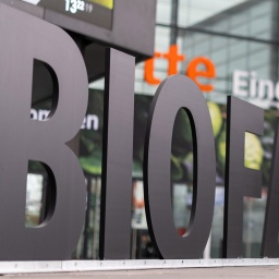 Eingang zur Messe Biofach 2025
