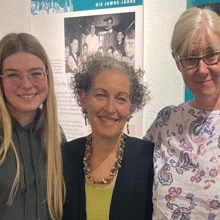 Anna, Terry und Rita in der Kölne Jawne