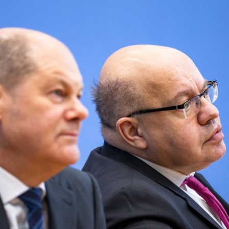 Finanzminister Olaf Scholz (li) und Bundeswirtschaftsminister Peter Altmeier (re)