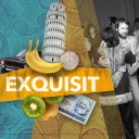 Bildmontage/Collage für Sendung "Exqusit"