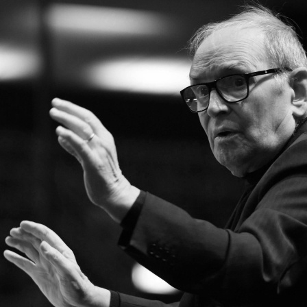 Der verstorbene italienische Komponist und Dirigent Ennio Morricone.