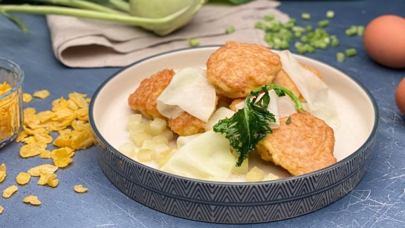 Ard-buffet - Rezept: Hähnchen Im Cornflakesmantel Mit Kohlrabi