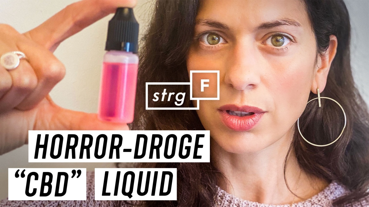 Schlimmer als Heroin? Was steckt hinter „CBD Liquid? | STRG_F