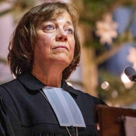  Annette Kurschus, Ratsvorsitzende der Evangelischen Kirche, vor ihrem Rücktritt
