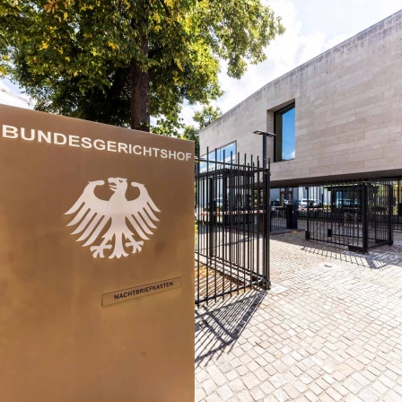 Blick auf den Bundesgerichtshof in Karslruhe.
