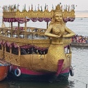 Ma Ganga - ein Boot mit Gallionsfigur