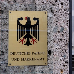 Der Eingang des Deutschen Patent- und Markenamtes