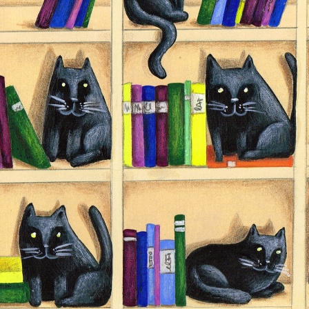 Buchcover: Sechs Gründe für schwarze Katzen