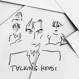 Zeichnung der Band Talking Heads.