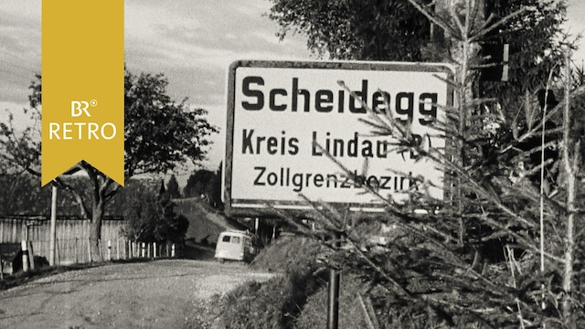 Ortsschild Scheidegg | Bild: BR Archiv