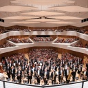 Dresdner Philharmonie im neuen Kulturpalastsaal in Dresden