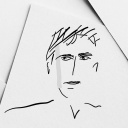 Eine Zeichnung von Peter Gabriel