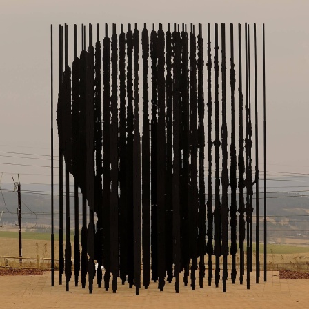 Skulptur von Nelson Mandela
