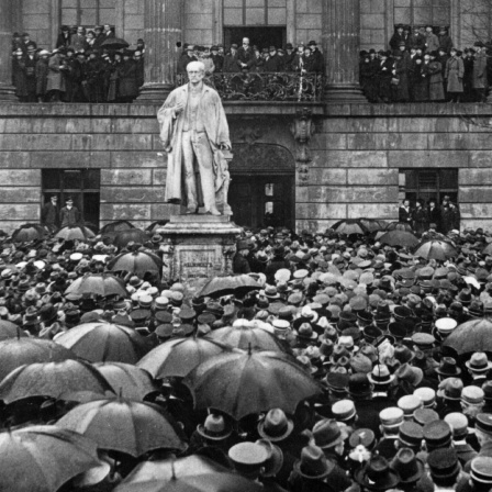 Demonstartion  während der Weimarer Republik in Berlin