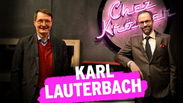 Prof. Dr. Karl Lauterbach und Kurt Krömer; Quelle: rbb/Daniel Porsdorf