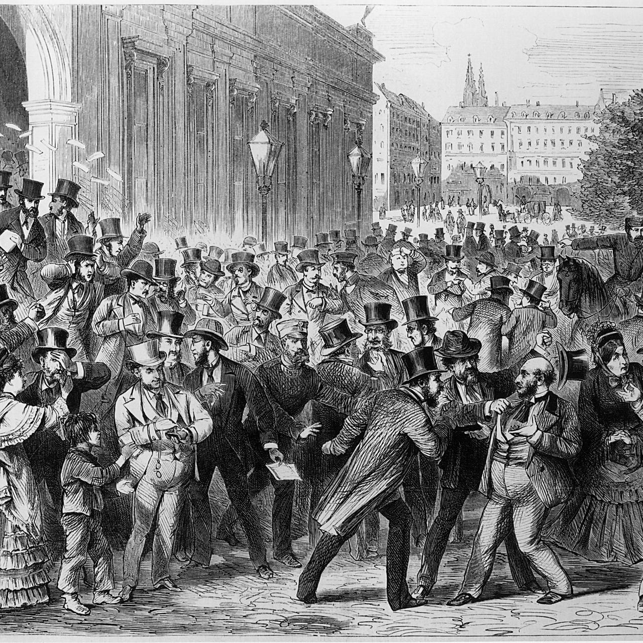 Kalenderblatt Deutschlandfunk · Finanzkrise von 1873 Als der Wiener