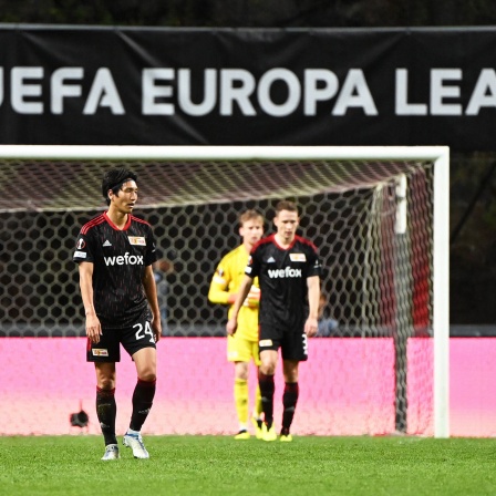 Union-Spieler enttäuscht nach der Niederlage in Braga