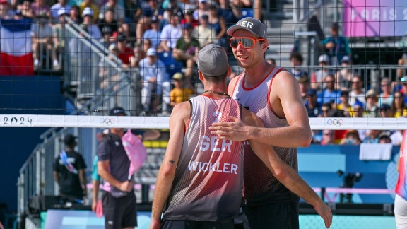 Sportschau Olympia 2024 - Beachvolleyball: Frankreich Gegen Deutschland (m) – Die Highlights